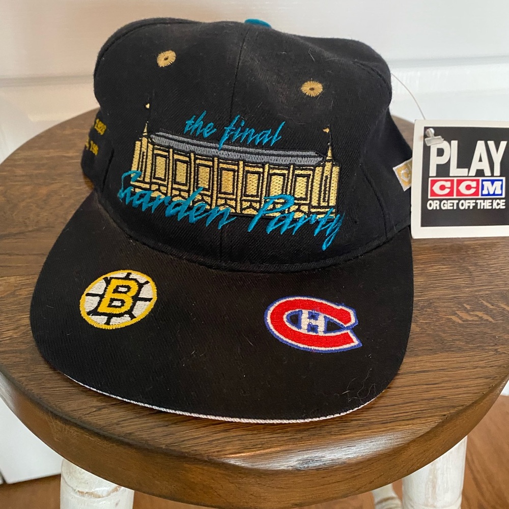 Vintage CCM Snapback Boston Gardens final game commemorative hat